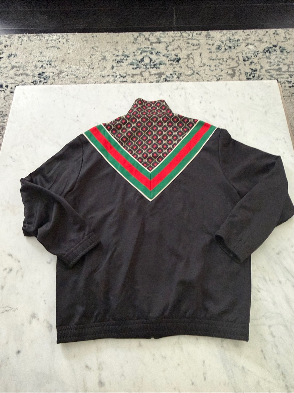 Gucci GG Star Monogram Web Stripe Track Jacket XL Made in Italy - Picture 3 of 4